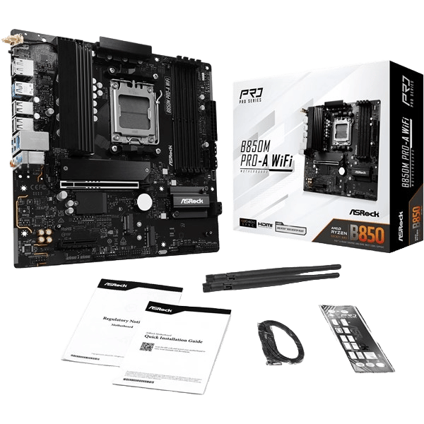 ASRock B850M Pro-A WiFi AMD Socket AM5 mATX Motherboard - CCL